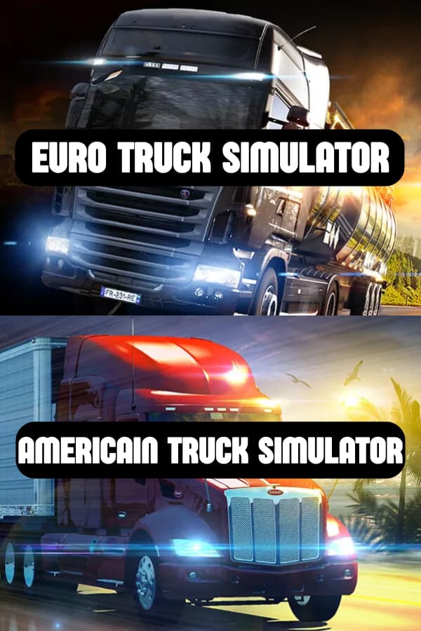 Euro Truck Simulator 2 + American Truck Simulator Steam pas cher